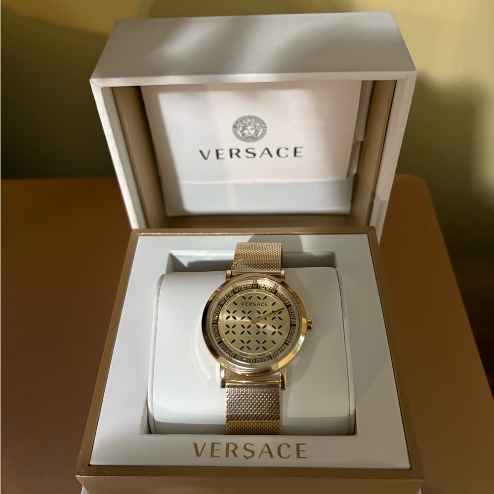 Versace Gold-Tone Timepiece - Picture 4 of 6